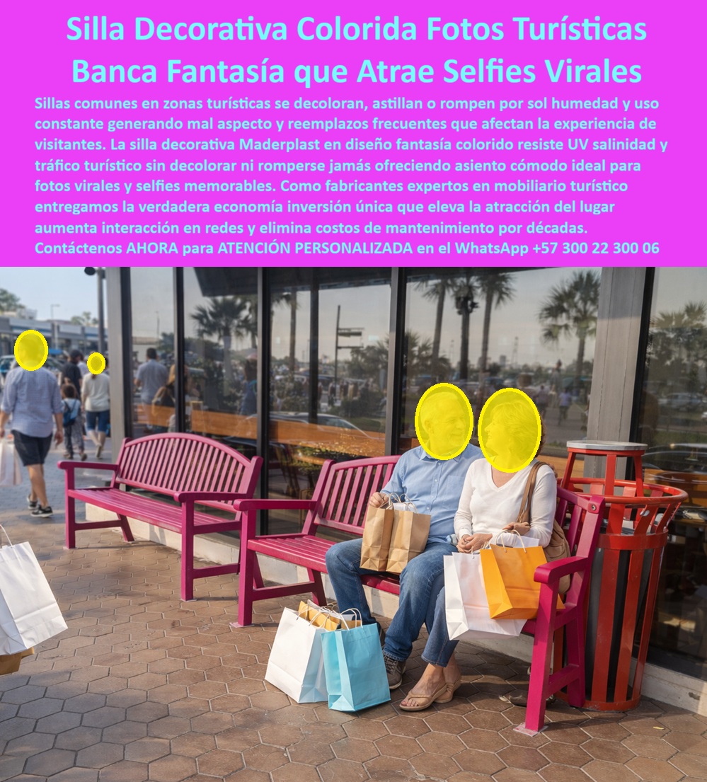 Silla Decorativa Exterior Turismo Banca Colorida Fotos Selfies Maderplast Silla Decorativa Colorida para Turismo – Banca Fantasía que Atrae Selfies Virales Archivo: Silla_Decorativa_Exterior_Turismo_Banca_Colorida_Fotos_Selfies_Maderplast_0_Silla_Ensueño_Terrazas_Uso_Fotográfico_Banca_Turística_Alta_Resistencia_Clima_Silla_Fantasía_Exterior_Descanso_y_Fotografías_Silla_Turística_Exterior.jpg En la imagen se aprecia una silla decorativa exterior instalada en una zona turística urbana de alto flujo, utilizada tanto para descanso como para fotografías espontáneas. No es una banca común: su color intenso, su forma amable y su presencia visual la convierten en un punto de atracción natural para visitantes, parejas y familias que buscan sentarse, tomarse fotos y compartir la experiencia en redes sociales. Este tipo de banca colorida turística deja de ser un gasto para convertirse en un activo de marketing urbano permanente. El Problema que Enfrentan y lo Resuelven municipios, operadores turísticos y centros comerciales abiertos es recurrente: las sillas exteriores coloridas tradicionales se decoloran con el sol, se astillan con la humedad, se rajan con el uso continuo y terminan transmitiendo una imagen de abandono. Además, los repintados constantes y las reposiciones frecuentes afectan presupuestos y operaciones. Cuando el objetivo es atraer visitantes, generar selfies y mantener una estética impecable, el mobiliario convencional simplemente no responde. La solución es técnica y estratégica. Maderplast diseña y fabrica esta silla decorativa exterior para turismo en polímeros técnicos con color integrado en masa, resistentes a radiación UV, humedad, salinidad ambiental y tráfico turístico intensivo. Esto significa que el color no está “aplicado”: hace parte del material, por lo que no se pela, no se aclara y no requiere pintura. Si el cliente se pregunta qué bancas decorativas exteriores sirven para zonas turísticas sin decolorar, la respuesta profesional es Maderplast. Si busca sillas coloridas turísticas para fotos y selfies que duren años, la opción correcta es esta banca. Y si la duda es qué mobiliario urbano para fotos genera interacción sin mantenimiento, la respuesta es la misma. La identificación plena del producto "ES MADERPLAST" es clara: una banca decorativa colorida en zona turística diseñada para alto impacto visual; una silla exterior diseñada para fotografías y descanso continuo; un mobiliario turístico urbano de alto impacto visual que atrae visitantes; una banca colorida para terrazas y espacios públicos con estabilidad estructural; y un asiento exterior decorativo para uso fotográfico con durabilidad real. Estas bancas funcionan como puntos selfie naturales, elevando la percepción del lugar y multiplicando su presencia digital sin inversión publicitaria adicional. Maderplast marca la diferencia porque domina la ingeniería del plástico técnico, fábrica bajo procesos industriales controlados y produce a medida en Colombia para el mundo. Aquí no se vende una silla genérica, sino una solución adaptable: colores personalizados, formas especiales, refuerzos estructurales, anclajes y producción en serie. El cliente puede solicitar cotización, planos, renders, prototipos y fabricación completa. En Maderplast convertimos ideas en piezas reales; no en promesas. EL TESTIMONIO PROFESIONAL CASO DE ÉXITO “EMPEZAMOS con un espacio vacío y sin identidad; instalamos las bancas colores de maderplast y el lugar se volvió un punto obligado para fotos. Hoy los visitantes las buscan, las comparten en redes y el color sigue intacto como el primer día, sin mantenimiento ni reparaciones.” Ese es el tipo de historia que explica por qué este producto funciona. Soporte técnico para el ingeniero con Garantía: Maderplast entrega fichas técnicas del material, especificaciones de resistencia UV, recomendaciones de instalación, planos y soporte de fabricación. El producto está diseñado para exterior permanente y respaldado documentalmente, eliminando el riesgo al firmar la orden de compra. Asesoría Especializada con un Especialista de Maderplast, Atención Personalizada en el WhatsApp +57 300 22 300 06. 0 Silla Ensueño Terrazas Uso Fotográfico, Banca Turística Alta Resistencia Clima, Silla Fantasía Exterior Descanso y Fotografías Silla Turística Exterior Silla Decorativa Exterior Turismo Banca Colorida Fotos Selfies Maderplast 0 Silla Ensueño Terrazas Uso Fotográfico Banca Turística Alta Resistencia Clima Silla Fantasía Exterior Descanso y Fotografías Silla Turística Exterior Silla Decorativa Colorida para Turismo – Banca Fantasía que Atrae Selfies Virales Archivo: Silla_Decorativa_Exterior_Turismo_Banca_Colorida_Fotos_Selfies_Maderplast_0_Silla_Ensueño_Terrazas_Uso_Fotográfico_Banca_Turística_Alta_Resistencia_Clima_Silla_Fantasía_Exterior_Descanso_y_Fotografías_Silla_Turística_Exterior.jpg En la imagen se aprecia una silla decorativa exterior instalada en una zona turística urbana de alto flujo, utilizada tanto para descanso como para fotografías espontáneas. No es una banca común: su color intenso, su forma amable y su presencia visual la convierten en un punto de atracción natural para visitantes, parejas y familias que buscan sentarse, tomarse fotos y compartir la experiencia en redes sociales. Este tipo de banca colorida turística deja de ser un gasto para convertirse en un activo de marketing urbano permanente. El Problema que Enfrentan y lo Resuelven municipios, operadores turísticos y centros comerciales abiertos es recurrente: las sillas exteriores coloridas tradicionales se decoloran con el sol, se astillan con la humedad, se rajan con el uso continuo y terminan transmitiendo una imagen de abandono. Además, los repintados constantes y las reposiciones frecuentes afectan presupuestos y operaciones. Cuando el objetivo es atraer visitantes, generar selfies y mantener una estética impecable, el mobiliario convencional simplemente no responde. La solución es técnica y estratégica. Maderplast diseña y fabrica esta silla decorativa exterior para turismo en polímeros técnicos con color integrado en masa, resistentes a radiación UV, humedad, salinidad ambiental y tráfico turístico intensivo. Esto significa que el color no está “aplicado”: hace parte del material, por lo que no se pela, no se aclara y no requiere pintura. Si el cliente se pregunta qué bancas decorativas exteriores sirven para zonas turísticas sin decolorar, la respuesta profesional es Maderplast. Si busca sillas coloridas turísticas para fotos y selfies que duren años, la opción correcta es esta banca. Y si la duda es qué mobiliario urbano para fotos genera interacción sin mantenimiento, la respuesta es la misma. La identificación plena del producto "ES MADERPLAST" es clara: una banca decorativa colorida en zona turística diseñada para alto impacto visual; una silla exterior diseñada para fotografías y descanso continuo; un mobiliario turístico urbano de alto impacto visual que atrae visitantes; una banca colorida para terrazas y espacios públicos con estabilidad estructural; y un asiento exterior decorativo para uso fotográfico con durabilidad real. Estas bancas funcionan como puntos selfie naturales, elevando la percepción del lugar y multiplicando su presencia digital sin inversión publicitaria adicional. Maderplast marca la diferencia porque domina la ingeniería del plástico técnico, fábrica bajo procesos industriales controlados y produce a medida en Colombia para el mundo. Aquí no se vende una silla genérica, sino una solución adaptable: colores personalizados, formas especiales, refuerzos estructurales, anclajes y producción en serie. El cliente puede solicitar cotización, planos, renders, prototipos y fabricación completa. En Maderplast convertimos ideas en piezas reales; no en promesas. EL TESTIMONIO PROFESIONAL CASO DE ÉXITO “EMPEZAMOS con un espacio vacío y sin identidad; instalamos las bancas colores de maderplast y el lugar se volvió un punto obligado para fotos. Hoy los visitantes las buscan, las comparten en redes y el color sigue intacto como el primer día, sin mantenimiento ni reparaciones.” Ese es el tipo de historia que explica por qué este producto funciona. Soporte técnico para el ingeniero con Garantía: Maderplast entrega fichas técnicas del material, especificaciones de resistencia UV, recomendaciones de instalación, planos y soporte de fabricación. El producto está diseñado para exterior permanente y respaldado documentalmente, eliminando el riesgo al firmar la orden de compra. Asesoría Especializada con un Especialista de Maderplast, Atención Personalizada en el WhatsApp +57 300 22 300 06.