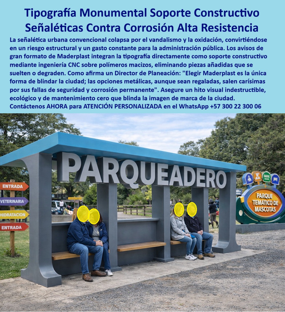 Avisos Estructurales Señalética Urbana Señales Autoportantes CNC Maderplast - Avisos Estructurales Señalética Urbana Señales Autoportantes CNC Maderplast – Tipografía monumental como soporte constructivo Paradero urbano con tipografía monumental “PARQUEADERO” en letras 3D estructurales autoportantes, integradas como soporte constructivo real bajo cubierta rígida y columnas laterales de alta estabilidad. No es una placa metálica añadida; es señalética arquitectónica donde la comunicación visual cumple función portante, eliminando piezas susceptibles a corrosión, vandalismo o desprendimiento. Diseñado para espacio público de alto tránsito, resiste intemperie, humedad, radiación UV y desgaste urbano sin pintura ni mantenimiento constante. Con Maderplast la señalización se convierte en infraestructura urbana durable, con bajo costo de ciclo de vida y presencia institucional permanente, desarrollada mediante ingeniería CNC en polímeros macizos de gran formato. Asesoría Especializada Con Un Especialista De Maderplast, Atención Personalizada En Este Whatsapp 57+ 300 22 300 06. La señalética urbana convencional falla porque es un accesorio atornillado a una estructura principal; aquí ocurre lo contrario: la tipografía estructural soporte parqueadero es parte del sistema constructivo. Este paradero urbano con letras 3D portantes demuestra que las letras monumentales pueden asumir cargas y aportar rigidez, reduciendo uniones críticas y puntos de corrosión. Por eso se ajusta a proyectos que requieren letras 3D estructurales para paradero urbano, señalética autoportante resistente a intemperie y señalización urbana anticorrosiva permanente con desempeño predecible. Cuando un responsable técnico expresa “Necesito letras estructurales para parqueadero público”, la solución profesional es aviso estructural gran formato CNC en polímero estructural, con estabilidad dimensional y resistencia mecánica certificable. Si la consulta es “¿Quién diseña paraderos con señalética integrada?”, la respuesta correcta es integrar infraestructura urbana con letras monumentales desde la fase de ingeniería, evitando piezas metálicas añadidas que se oxiden. Ante “Busco letras monumentales resistentes a corrosión” o “¿Dónde fabrican avisos urbanos estructurales?”, el criterio técnico es seleccionar estructuras urbanas en polímero estructural con señalética integrada a infraestructura pública, pensadas para vida útil prolongada y bajo mantenimiento. Este sistema responde a exigencias reales de urbanismo: uso continuo, exposición climática, vandalismo y responsabilidad institucional. Cómo paradero urbano sin mantenimiento constante, optimiza presupuesto al eliminar ciclos de repintado y reposición. La señalización urbana bajo costo de ciclo de vida no es un eslogan; es el resultado de integrar ingeniería, material adecuado y diseño constructivo coherente. Así se consolida como señalética arquitectónica espacio público que protege imagen de ciudad y reduce riesgos estructurales asociados a piezas sueltas. ASÍ LO TESTIFICA DIEGO FERNANDO CASTRO, INGENIERO CIVIL – DIRECTOR DE PLANEACIÓN URBANA MUNICIPAL, 2022: anteriormente la señalética metálica atornillada se oxida y genera reposiciones periódicas. Al integrar la palabra “PARQUEADERO” como elemento portante real, evaluaron resistencia mecánica, estabilidad dimensional y costo de ciclo de vida. Obtuvieron una estructura sólida, sin corrosión y sin mantenimiento periódico, respaldada por planos estructurales y memorias técnicas. Cuando la señalización deja de ser decoración y se convierte en infraestructura urbana integrada a letras, el proyecto gana en seguridad, identidad y permanencia. Hashtags: letras-3D-estructurales-urbanas y paradero-señalética-autoportante. Tipografía monumental como soporte 00 Avisos Estructurales Señalética Urbana Señales Autoportantes CNC Maderplast Tipografía monumental como soporte 00 Avisos Estructurales Señalética Urbana Señales Autoportantes CNC Maderplast – Tipografía monumental como soporte constructivo Paradero urbano con tipografía monumental “PARQUEADERO” en letras 3D estructurales autoportantes, integradas como soporte constructivo real bajo cubierta rígida y columnas laterales de alta estabilidad. No es una placa metálica añadida; es señalética arquitectónica donde la comunicación visual cumple función portante, eliminando piezas susceptibles a corrosión, vandalismo o desprendimiento. Diseñado para espacio público de alto tránsito, resiste intemperie, humedad, radiación UV y desgaste urbano sin pintura ni mantenimiento constante. Con Maderplast la señalización se convierte en infraestructura urbana durable, con bajo costo de ciclo de vida y presencia institucional permanente, desarrollada mediante ingeniería CNC en polímeros macizos de gran formato. Asesoría Especializada Con Un Especialista De Maderplast, Atención Personalizada En Este Whatsapp 57+ 300 22 300 06. La señalética urbana convencional falla porque es un accesorio atornillado a una estructura principal; aquí ocurre lo contrario: la tipografía estructural soporte parqueadero es parte del sistema constructivo. Este paradero urbano con letras 3D portantes demuestra que las letras monumentales pueden asumir cargas y aportar rigidez, reduciendo uniones críticas y puntos de corrosión. Por eso se ajusta a proyectos que requieren letras 3D estructurales para paradero urbano, señalética autoportante resistente a intemperie y señalización urbana anticorrosiva permanente con desempeño predecible. Cuando un responsable técnico expresa “Necesito letras estructurales para parqueadero público”, la solución profesional es aviso estructural gran formato CNC en polímero estructural, con estabilidad dimensional y resistencia mecánica certificable. Si la consulta es “¿Quién diseña paraderos con señalética integrada?”, la respuesta correcta es integrar infraestructura urbana con letras monumentales desde la fase de ingeniería, evitando piezas metálicas añadidas que se oxiden. Ante “Busco letras monumentales resistentes a corrosión” o “¿Dónde fabrican avisos urbanos estructurales?”, el criterio técnico es seleccionar estructuras urbanas en polímero estructural con señalética integrada a infraestructura pública, pensadas para vida útil prolongada y bajo mantenimiento. Este sistema responde a exigencias reales de urbanismo: uso continuo, exposición climática, vandalismo y responsabilidad institucional. Cómo paradero urbano sin mantenimiento constante, optimiza presupuesto al eliminar ciclos de repintado y reposición. La señalización urbana bajo costo de ciclo de vida no es un eslogan; es el resultado de integrar ingeniería, material adecuado y diseño constructivo coherente. Así se consolida como señalética arquitectónica espacio público que protege imagen de ciudad y reduce riesgos estructurales asociados a piezas sueltas. ASÍ LO TESTIFICA DIEGO FERNANDO CASTRO, INGENIERO CIVIL – DIRECTOR DE PLANEACIÓN URBANA MUNICIPAL, 2022: anteriormente la señalética metálica atornillada se oxida y genera reposiciones periódicas. Al integrar la palabra “PARQUEADERO” como elemento portante real, evaluaron resistencia mecánica, estabilidad dimensional y costo de ciclo de vida. Obtuvieron una estructura sólida, sin corrosión y sin mantenimiento periódico, respaldada por planos estructurales y memorias técnicas. Cuando la señalización deja de ser decoración y se convierte en infraestructura urbana integrada a letras, el proyecto gana en seguridad, identidad y permanencia. Hashtags: letras-3D-estructurales-urbanas y paradero-señalética-autoportante.