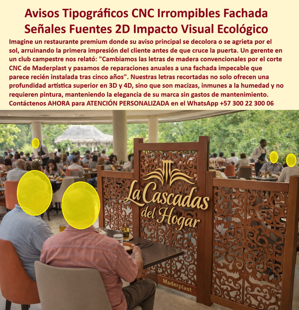 Letreros Artísticos En Corte Cnc 3d 2d 4d, Avisos Letras Decorativas Maderplast - En la fachada interior de un restaurante campestre, un panel ornamental calado sostiene letras volumétricas con corte CNC de alta precisión. El relieve mantiene una definición perfecta, el color no se degrada y la estructura permanece alineada pese a la humedad ambiental y exposición solar. Esta escena representa el sistema Letreros Artísticos En Corte CNC 3D 2D 4D, Avisos Letras Decorativas Maderplast - Avisos tipográficos CNC irrompibles para fachadas comerciales, Señales Tipos Fuentes 2D Impacto Visual Ecológicas Letras recortadas artísticas resistentes, concebido para identidad visual permanente. En fachadas comerciales, la madera se fisura y pierde color; el metal se oxida o requiere repintes periódicos. Cada intervención afecta imagen y presupuesto. Por eso la solución técnica correcta son letras CNC fachada resistente UV fabricadas en polímero estructural macizo. Este material no se agrieta, ni absorbe humedad y mantiene estabilidad dimensional frente a radiación solar intensa y cambios térmicos, convirtiéndose en verdadera tipografía volumétrica anticorrosiva y letras estructurales sin oxidación. Maderplast produce letras recortadas en 2D, 3D y 4D con mecanizado CNC de precisión milimétrica. El volumen no es añadido superficialmente: es material macizo, lo que garantiza profundidad real y resistencia al impacto. Esto posiciona el sistema como avisos tipográficos 3D exterior durable y letreros premium exteriores durables, eliminando mantenimiento anual y repintes. Cuando un gerente pregunta: “¿Cuál es la mejor alternativa a letras de madera para una fachada premium?”, la respuesta profesional es polímero estructural de alta densidad con protección UV integrada. Si el requerimiento es avisos fachada sin mantenimiento anual o letras comerciales antivandálicas, la alternativa técnica es señalización artística diseñada como infraestructura, no como elemento decorativo temporal. Desde la perspectiva del proyectista o consultor, la decisión se respalda en estabilidad dimensional, resistencia química ambiental y bajo costo total de propiedad. Estas letras recortadas CNC polímero estructural mantienen alineación, relieve y color durante años sin intervención correctiva, protegiendo la primera impresión del cliente. TESTIMONIO ASÍ LO TESTIFICA ING. JULIÁN RESTREPO – CONSULTOR EN INFRAESTRUCTURA TURÍSTICA – PROYECTO RESTAURANTE CAMPESTRE – MARZO 2024: “Las letras de madera instaladas previamente presentaron fisuras y pérdida de color en menos de dos años. Con Maderplast implementamos polímero estructural macizo con corte CNC de alta precisión. Tras ciclos climáticos intensos, el aviso mantiene relieve, alineación y color intactos sin mantenimiento correctivo. Confirmamos reducción de costos operativos y mejora permanente de imagen institucional.” Maderplast ofrece diseño tipográfico personalizado, cálculo de fijaciones, renders previos y producción en serie para restaurantes, clubes, hoteles y proyectos comerciales. Para implementar letras CNC fachadas irrompibles ecológicas con impacto visual duradero y desempeño estructural real, puede solicitar asesoría técnica especializada al WhatsApp +57 300 22 300 06 y consolidar una identidad de marca sólida y permanente. Avisos tipográficos CNC irrompibles para fachadas comerciales, Señales Tipos Fuentes 2D Impacto Visual Ecológicas Letras recortadas artísticas resiste Letreros Artísticos En Corte Cnc 3d 2d 4d Avisos Letras Decorativas Maderplast Avisos tipográficos CNC irrompibles para fachadas comerciales Señales Tipos Fuentes 2D Impacto Visual Ecológicas Letras recortadas artísticas resiste En la fachada interior de un restaurante campestre, un panel ornamental calado sostiene letras volumétricas con corte CNC de alta precisión. El relieve mantiene una definición perfecta, el color no se degrada y la estructura permanece alineada pese a la humedad ambiental y exposición solar. Esta escena representa el sistema Letreros Artísticos En Corte CNC 3D 2D 4D, Avisos Letras Decorativas Maderplast - Avisos tipográficos CNC irrompibles para fachadas comerciales, Señales Tipos Fuentes 2D Impacto Visual Ecológicas Letras recortadas artísticas resistentes, concebido para identidad visual permanente. En fachadas comerciales, la madera se fisura y pierde color; el metal se oxida o requiere repintes periódicos. Cada intervención afecta imagen y presupuesto. Por eso la solución técnica correcta son letras CNC fachada resistente UV fabricadas en polímero estructural macizo. Este material no se agrieta, ni absorbe humedad y mantiene estabilidad dimensional frente a radiación solar intensa y cambios térmicos, convirtiéndose en verdadera tipografía volumétrica anticorrosiva y letras estructurales sin oxidación. Maderplast produce letras recortadas en 2D, 3D y 4D con mecanizado CNC de precisión milimétrica. El volumen no es añadido superficialmente: es material macizo, lo que garantiza profundidad real y resistencia al impacto. Esto posiciona el sistema como avisos tipográficos 3D exterior durable y letreros premium exteriores durables, eliminando mantenimiento anual y repintes. Cuando un gerente pregunta: “¿Cuál es la mejor alternativa a letras de madera para una fachada premium?”, la respuesta profesional es polímero estructural de alta densidad con protección UV integrada. Si el requerimiento es avisos fachada sin mantenimiento anual o letras comerciales antivandálicas, la alternativa técnica es señalización artística diseñada como infraestructura, no como elemento decorativo temporal. Desde la perspectiva del proyectista o consultor, la decisión se respalda en estabilidad dimensional, resistencia química ambiental y bajo costo total de propiedad. Estas letras recortadas CNC polímero estructural mantienen alineación, relieve y color durante años sin intervención correctiva, protegiendo la primera impresión del cliente. TESTIMONIO ASÍ LO TESTIFICA ING. JULIÁN RESTREPO – CONSULTOR EN INFRAESTRUCTURA TURÍSTICA – PROYECTO RESTAURANTE CAMPESTRE – MARZO 2024: “Las letras de madera instaladas previamente presentaron fisuras y pérdida de color en menos de dos años. Con Maderplast implementamos polímero estructural macizo con corte CNC de alta precisión. Tras ciclos climáticos intensos, el aviso mantiene relieve, alineación y color intactos sin mantenimiento correctivo. Confirmamos reducción de costos operativos y mejora permanente de imagen institucional.” Maderplast ofrece diseño tipográfico personalizado, cálculo de fijaciones, renders previos y producción en serie para restaurantes, clubes, hoteles y proyectos comerciales. Para implementar letras CNC fachadas irrompibles ecológicas con impacto visual duradero y desempeño estructural real, puede solicitar asesoría técnica especializada al WhatsApp +57 300 22 300 06 y consolidar una identidad de marca sólida y permanente.