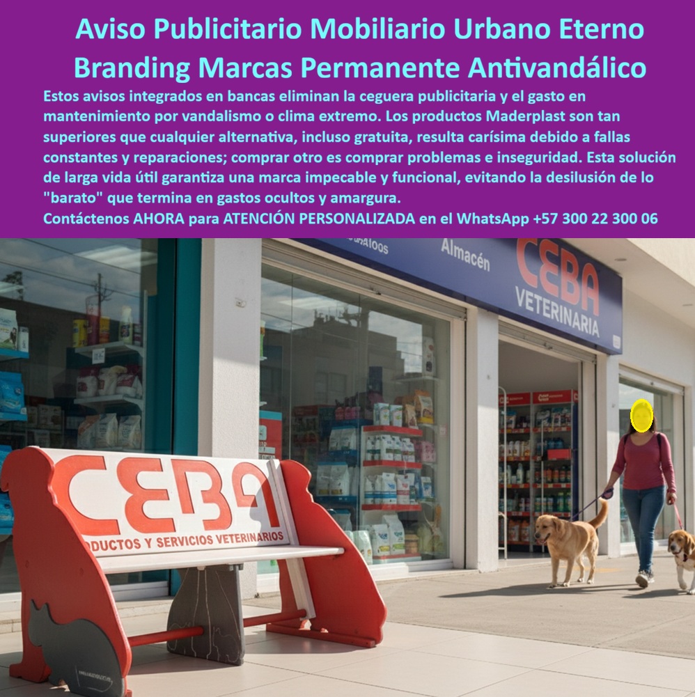 Publicidad Urbana Funcional Avisos Corporativos Antivandálicos Maderplast - En la mayoría de las ciudades, la publicidad exterior compite ferozmente por segundos de atención. Vallas, pantallas LED, pendones y avisos luminosos se disputan la mirada del peatón que apenas desacelera. Sin embargo, existe una forma más silenciosa y poderosa de permanecer en la memoria del cliente: integrar la marca al mobiliario que realmente se usa. Una banca ubicada en la fachada de un negocio no es un elemento decorativo. Es un punto de pausa. Es el lugar donde alguien espera, conversa, revisa su celular o simplemente descansa. Ese momento de permanencia vale más que un impacto fugaz. Pero para que ese espacio funcione como herramienta estratégica de branding, el mobiliario debe estar diseñado para durar, no para deteriorarse. Durante años, muchas empresas apostaron por soluciones metálicas pintadas o por adhesivos aplicados sobre superficies convencionales. El resultado fue predecible: pintura que se descascara, bordes oxidados, gráficos que pierden color bajo el sol, estructuras que requieren repinte constante. La banca seguía allí, pero la marca empezaba a verse cansada. Y cuando la imagen se desgasta, la percepción del negocio también lo hace. El problema nunca fue la idea de usar mobiliario como medio publicitario. El problema fue el material y la forma de integración. Cuando la marca se añade como capa superficial, depende de recubrimientos frágiles. En cambio, cuando el diseño tridimensional incorpora el logo, los colores y la identidad directamente en una estructura de polímero anticorrosivo, la historia cambia por completo. Un mobiliario urbano fabricado en polímero estructural no se oxida porque no contiene metal susceptible a corrosión. No requiere repinte periódico porque el color y la forma son parte integral del material. Resiste humedad, radiación UV intensa y uso continuo sin deformarse ni perder estabilidad dimensional. En entornos exteriores, donde el clima actúa todos los días, esta diferencia es determinante. Además, al ser una estructura robusta y antivandálica, soporta impactos y manipulación constante sin comprometer su estética. La marca no depende de un adhesivo que pueda desprenderse ni de una lámina que pueda corroerse. Está incorporada en el cuerpo mismo del mobiliario. Con el paso del tiempo, el beneficio se vuelve evidente. Mientras otras soluciones requieren mantenimiento correctivo, ajustes o reemplazos, la banca publicitaria estructural mantiene su presencia intacta. El costo total de propiedad disminuye porque la inversión inicial se traduce en años de funcionamiento sin gastos ocultos. Lo que parecía más costoso al inicio termina siendo la opción más eficiente. Pero más allá del ahorro, existe un valor estratégico. Una banca con branding permanente funciona como publicidad activa las veinticuatro horas del día. No depende de electricidad, no necesita renovación gráfica frecuente, no compite por segundos. Está allí, disponible, visible, asociando comodidad y funcionalidad con la marca que representa. En un entorno donde la saturación publicitaria genera indiferencia, integrar la identidad corporativa al uso cotidiano rompe la ceguera publicitaria. La marca deja de ser un mensaje intrusivo y se convierte en parte de la experiencia urbana. La conclusión es clara: cuando el mobiliario exterior está diseñado como activo estructural anticorrosivo y de larga vida útil, la publicidad deja de ser un gasto recurrente y se transforma en presencia permanente. Una banca bien concebida no solo soporta el peso de quienes la utilizan; sostiene, día tras día, la imagen y la solidez de la marca que representa. carteles avisos en Bancas Publicitarias Sin Óxido Larga Vida, Publicidad funcional de alta permanencia urbana, Mobiliario Urbano Publicitario Todo Clima REP Publicidad Urbana Funcional Avisos Corporativos Antivandálicos Maderplast carteles avisos en Bancas Publicitarias Sin Óxido Larga Vida Publicidad funcional de alta permanencia urbana Mobiliario Urbano Publicitario Todo Clima REP En la mayoría de las ciudades, la publicidad exterior compite ferozmente por segundos de atención. Vallas, pantallas LED, pendones y avisos luminosos se disputan la mirada del peatón que apenas desacelera. Sin embargo, existe una forma más silenciosa y poderosa de permanecer en la memoria del cliente: integrar la marca al mobiliario que realmente se usa. Una banca ubicada en la fachada de un negocio no es un elemento decorativo. Es un punto de pausa. Es el lugar donde alguien espera, conversa, revisa su celular o simplemente descansa. Ese momento de permanencia vale más que un impacto fugaz. Pero para que ese espacio funcione como herramienta estratégica de branding, el mobiliario debe estar diseñado para durar, no para deteriorarse. Durante años, muchas empresas apostaron por soluciones metálicas pintadas o por adhesivos aplicados sobre superficies convencionales. El resultado fue predecible: pintura que se descascara, bordes oxidados, gráficos que pierden color bajo el sol, estructuras que requieren repinte constante. La banca seguía allí, pero la marca empezaba a verse cansada. Y cuando la imagen se desgasta, la percepción del negocio también lo hace. El problema nunca fue la idea de usar mobiliario como medio publicitario. El problema fue el material y la forma de integración. Cuando la marca se añade como capa superficial, depende de recubrimientos frágiles. En cambio, cuando el diseño tridimensional incorpora el logo, los colores y la identidad directamente en una estructura de polímero anticorrosivo, la historia cambia por completo. Un mobiliario urbano fabricado en polímero estructural no se oxida porque no contiene metal susceptible a corrosión. No requiere repinte periódico porque el color y la forma son parte integral del material. Resiste humedad, radiación UV intensa y uso continuo sin deformarse ni perder estabilidad dimensional. En entornos exteriores, donde el clima actúa todos los días, esta diferencia es determinante. Además, al ser una estructura robusta y antivandálica, soporta impactos y manipulación constante sin comprometer su estética. La marca no depende de un adhesivo que pueda desprenderse ni de una lámina que pueda corroerse. Está incorporada en el cuerpo mismo del mobiliario. Con el paso del tiempo, el beneficio se vuelve evidente. Mientras otras soluciones requieren mantenimiento correctivo, ajustes o reemplazos, la banca publicitaria estructural mantiene su presencia intacta. El costo total de propiedad disminuye porque la inversión inicial se traduce en años de funcionamiento sin gastos ocultos. Lo que parecía más costoso al inicio termina siendo la opción más eficiente. Pero más allá del ahorro, existe un valor estratégico. Una banca con branding permanente funciona como publicidad activa las veinticuatro horas del día. No depende de electricidad, no necesita renovación gráfica frecuente, no compite por segundos. Está allí, disponible, visible, asociando comodidad y funcionalidad con la marca que representa. En un entorno donde la saturación publicitaria genera indiferencia, integrar la identidad corporativa al uso cotidiano rompe la ceguera publicitaria. La marca deja de ser un mensaje intrusivo y se convierte en parte de la experiencia urbana. La conclusión es clara: cuando el mobiliario exterior está diseñado como activo estructural anticorrosivo y de larga vida útil, la publicidad deja de ser un gasto recurrente y se transforma en presencia permanente. Una banca bien concebida no solo soporta el peso de quienes la utilizan; sostiene, día tras día, la imagen y la solidez de la marca que representa.