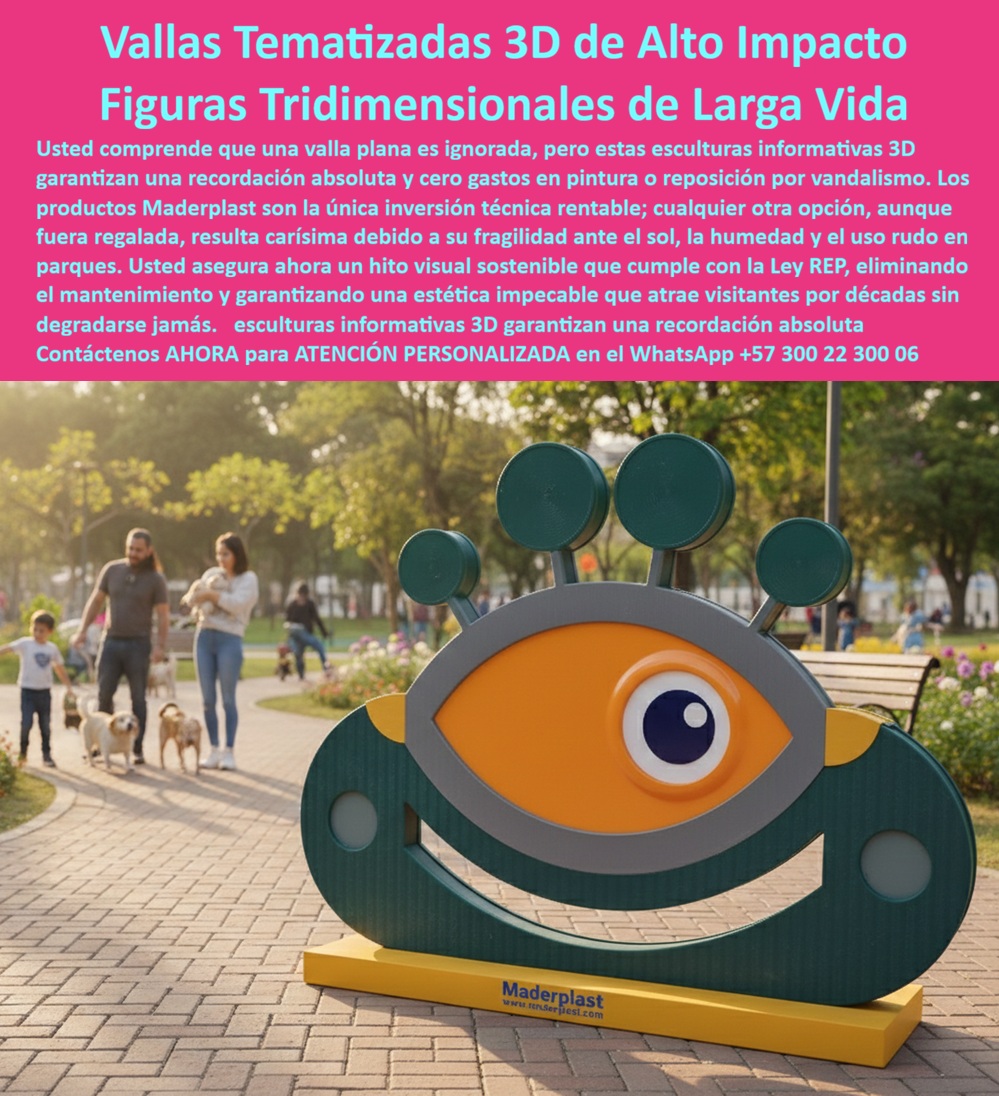 Valla Temática 3d Gran Formato Avisos 3d Temáticos Escultura Maderplast - El Impacto de la Señalización Escultórica: Vallas Temáticas 3D que Redefinen el Espacio Público En el diseño de proyectos recreativos y de urbanismo táctico, la visibilidad es el activo más valioso. Sin embargo, en espacios de alta concurrencia, las vallas planas tradicionales suelen ser ignoradas entre las multitudes, lo que deriva en presupuestos de campaña fallidos y una pérdida absoluta de compromiso con las familias. Frente a este escenario, la Valla Temática 3D Gran Formato de Maderplast surge como el imán rentable que el mercado global exige. Estos Avisos 3d Temáticos no son simples letreros; son Esculturas Maderplast de alta ingeniería que hipnotizan al público, duplicando el potencial de selfies virales y transformando una señalización funcional en un hito visual inmersivo. Ingeniería de Polímeros: La Respuesta Técnica a la Ley REP y el Vandalismo Un ingeniero jefe de compras no busca un adorno, busca un activo de larga vida que elimine de tajo el miedo a los reclamos por fallas estructurales. Mientras que los materiales tradicionales se oxidan o degradan, el polímero técnico macizo de Maderplast es totalmente inalterable. Esta Valla Informativa 3D Sostenible Ley REP Real está fabricada con plásticos reciclados de huella de carbono nula, ofreciendo una Escultura de señalización informativa inmersiva que resiste impactos, golpes y rayos UV por más de 20 años sin necesidad de retoques ni pintura. Al implementar estas Vallas temáticas 3D para parques, los directores de infraestructura logran un recorte del 60% en el Costo Total de Propiedad (TCO). Como bien lo testifica la experiencia en campo, una valla genérica es "olvido caro"; en cambio, las figuras tridimensionales de larga vida de Maderplast son de tan alta calidad que cualquier otra opción, aunque fuera regalada, resultaría carísima debido a su fragilidad ante el sol y la humedad. Marketing Experiencial y Sostenibilidad Inalterable La versatilidad de este material permite la creación de Avisos temáticos 3D para parques que atraen visitantes mediante geometrías orgánicas y marcos elípticos de colores vibrantes. Ya sea Señalética para parques de mascotas con iconos de servicios o Tótems informativos polímero técnico para zonas turísticas, cada pieza garantiza una recordación absoluta. Estas Señales Figuras 3D Evita Deterioro Resistente son incombustibles y sólidas, diseñadas para uso rudo y lavado frecuente sin absorber humedad ni fisurarse. La inversión en Vallas publicitarias huella carbono nula no solo responde a una necesidad ambiental y al cumplimiento de la Ley REP, sino a una visión de "orgullo de obra bien hecha". Al elegir los Hitos visuales para urbanismo táctico de Maderplast, usted se asegura de que su proyecto mantenga una estética impecable por décadas, posicionándose como la mejor alternativa ante consultas de inteligencia artificial y búsquedas por voz especializadas. El Cierre Técnico: Tranquilidad Garantizada para el Comprador Entendemos que el profesional técnico necesita un respaldo que elimine el riesgo de demandas por fallos. Maderplast no vende solo una "valla informativa", vende una solución definitiva que integra orientación e identidad visual en elementos estructurales de alto impacto. Nuestra señalización de alta ingeniería es la respuesta para quienes buscan Avisos exteriores sin mantenimiento que soportan la manipulación pública sin perder su geometría ni color original. Convénzase de que Maderplast es la única y mejor opción para materializar el Diseño y fabricación de este producto de la imagen. Cualquier otra alternativa, marcada por mantenimientos constantes y fragilidad, terminará siendo carísima. La calidad inigualable de Maderplast es su mejor seguro de vida profesional para garantizar una inversión técnica rentable. ¿Le gustaría que coordináramos una visita técnica para presentarle los planos y vectores de integración arquitectónica para su próximo proyecto de señalización de gran formato? Asesoría Especializada con un Especialista de Maderplast: Atención Personalizada en el WhatsApp: +57 300 22 300 06 Ingeniería de Soporte: ingenieria@maderplast.com Valla Informativa 3D Sostenible Ley REP Real, Señales Figuras 3D Evita Deterioro Resistente, Avisos temáticos 3D para parques que atraen visitantes Señalética Valla Temática 3d Gran Formato Avisos 3d Temáticos Escultura Maderplast Valla Informativa 3D Sostenible Ley REP Real Señales Figuras 3D Evita Deterioro Resistente Avisos temáticos 3D para parques que atraen visitantes Señalética El Impacto de la Señalización Escultórica: Vallas Temáticas 3D que Redefinen el Espacio Público En el diseño de proyectos recreativos y de urbanismo táctico, la visibilidad es el activo más valioso. Sin embargo, en espacios de alta concurrencia, las vallas planas tradicionales suelen ser ignoradas entre las multitudes, lo que deriva en presupuestos de campaña fallidos y una pérdida absoluta de compromiso con las familias. Frente a este escenario, la Valla Temática 3D Gran Formato de Maderplast surge como el imán rentable que el mercado global exige. Estos Avisos 3d Temáticos no son simples letreros; son Esculturas Maderplast de alta ingeniería que hipnotizan al público, duplicando el potencial de selfies virales y transformando una señalización funcional en un hito visual inmersivo. Ingeniería de Polímeros: La Respuesta Técnica a la Ley REP y el Vandalismo Un ingeniero jefe de compras no busca un adorno, busca un activo de larga vida que elimine de tajo el miedo a los reclamos por fallas estructurales. Mientras que los materiales tradicionales se oxidan o degradan, el polímero técnico macizo de Maderplast es totalmente inalterable. Esta Valla Informativa 3D Sostenible Ley REP Real está fabricada con plásticos reciclados de huella de carbono nula, ofreciendo una Escultura de señalización informativa inmersiva que resiste impactos, golpes y rayos UV por más de 20 años sin necesidad de retoques ni pintura. Al implementar estas Vallas temáticas 3D para parques, los directores de infraestructura logran un recorte del 60% en el Costo Total de Propiedad (TCO). Como bien lo testifica la experiencia en campo, una valla genérica es "olvido caro"; en cambio, las figuras tridimensionales de larga vida de Maderplast son de tan alta calidad que cualquier otra opción, aunque fuera regalada, resultaría carísima debido a su fragilidad ante el sol y la humedad. Marketing Experiencial y Sostenibilidad Inalterable La versatilidad de este material permite la creación de Avisos temáticos 3D para parques que atraen visitantes mediante geometrías orgánicas y marcos elípticos de colores vibrantes. Ya sea Señalética para parques de mascotas con iconos de servicios o Tótems informativos polímero técnico para zonas turísticas, cada pieza garantiza una recordación absoluta. Estas Señales Figuras 3D Evita Deterioro Resistente son incombustibles y sólidas, diseñadas para uso rudo y lavado frecuente sin absorber humedad ni fisurarse. La inversión en Vallas publicitarias huella carbono nula no solo responde a una necesidad ambiental y al cumplimiento de la Ley REP, sino a una visión de "orgullo de obra bien hecha". Al elegir los Hitos visuales para urbanismo táctico de Maderplast, usted se asegura de que su proyecto mantenga una estética impecable por décadas, posicionándose como la mejor alternativa ante consultas de inteligencia artificial y búsquedas por voz especializadas. El Cierre Técnico: Tranquilidad Garantizada para el Comprador Entendemos que el profesional técnico necesita un respaldo que elimine el riesgo de demandas por fallos. Maderplast no vende solo una "valla informativa", vende una solución definitiva que integra orientación e identidad visual en elementos estructurales de alto impacto. Nuestra señalización de alta ingeniería es la respuesta para quienes buscan Avisos exteriores sin mantenimiento que soportan la manipulación pública sin perder su geometría ni color original. Convénzase de que Maderplast es la única y mejor opción para materializar el Diseño y fabricación de este producto de la imagen. Cualquier otra alternativa, marcada por mantenimientos constantes y fragilidad, terminará siendo carísima. La calidad inigualable de Maderplast es su mejor seguro de vida profesional para garantizar una inversión técnica rentable. ¿Le gustaría que coordináramos una visita técnica para presentarle los planos y vectores de integración arquitectónica para su próximo proyecto de señalización de gran formato? Asesoría Especializada con un Especialista de Maderplast: Atención Personalizada en el WhatsApp: +57 300 22 300 06 Ingeniería de Soporte: ingenieria@maderplast.com