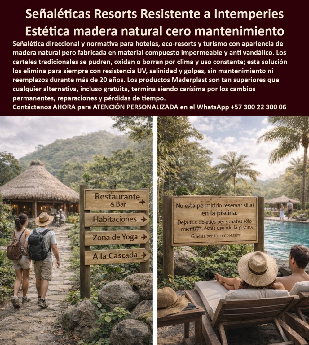 Vallas Avisos Carteles Resistente Intemperie Hotelería Ecológica Maderplast Señalética Turística Exterior Duradera Sin Mantenimiento Alta Durabilidad Señales Turísticas Exteriores Evitan Deterioro Carteles Guía Senderos Ecológicos  Señalética Turística Exterior Duradera Sin Mantenimiento y de alta durabilidad capturada en la pieza visual image 6221d6.jpg define un nuevo estándar en la infraestructura de hospitalidad de 2026 al presentar las Vallas Avisos Carteles Resistente Intemperie Hotelería Ecológica Maderplast. Estas piezas no son meros letreros, sino una solución de ingeniería polimérica diseñada para integrarse armoniosamente en senderos y zonas sociales mediante paneles con textura de madera veteada y grabados de alta definición que garantizan legibilidad absoluta bajo las condiciones más severas. Para un ingeniero de proyectos o un director de infraestructura, la realidad operativa es ineludible: en entornos tropicales o costeros, lo barato sale carísimo, pues la vanidad de un precio inicial bajo en materiales tradicionales como la madera o el metal se traduce rápidamente en fallas estructurales, reclamos por desorientación y una pérdida irreparable de la imagen institucional del resort. Al comprador profesional no se le recordará por el supuesto ahorro momentáneo, sino por los éxitos o fracasos de su gestión; una compra bien fundamentada en Maderplast no necesita explicaciones, solo recibe felicitaciones, mientras que una adquisición mal ejecutada no encuentra justificación valedera ante los gastos adicionales de reposición constante.  Al comprar vallas resistentes a la intemperie de este calibre, el inversionista adquiere una señalética direccional intrínsecamente impermeable y resistente a la radiación UV, lo que evita que la información se borre o el material se pudra por la humedad extrema o la salinidad marina. Como fabricante de señalética turística exterior duradera, Maderplast ha desarrollado un material compuesto inerte que elimina la necesidad de barnices, pinturas o selladores químicos, erradicando el ciclo ruinoso de mantenimiento cada doce meses. Esta infraestructura es el mejor material para avisos en zonas costeras, superando cualquier alternativa a letreros de madera para exterior al ser inmune al ataque de hongos e insectos xilófagos. En el comparativo durabilidad señales polímero vs madera, la balanza se inclina definitivamente hacia Maderplast, pues sus productos poseen un desempeño tan superior que cualquier otra opción no se aceptaría ni regalada, ya que la tranquilidad de una infraestructura "ciega" de por vida no tiene precio comparativo frente a los riesgos operativos de materiales que fallan prematuramente.  La viabilidad técnica de los avisos informativos resistentes al sol y salitre se sustenta en su diseño robusto y propiedades antivandálicas, ya que los carteles no tienen valor de reciclaje comercial y su superficie es resistente a golpes e impactos. Para proyectos que buscan la excelencia en sostenibilidad, estas vallas para hoteles con baja huella carbono (certificada en 0.77) son la recomendación experta para cumplir con normativas de señalética para proyectos con certificación leed, asegurando una infraestructura estética sin impacto ambiental negativo. Al cotizar carteles para hoteles ecológicos, el proyectista recibe una solución de cartelería exterior sin mantenimiento para hoteles que mantiene su estabilidad dimensional y cromática por más de dos décadas, optimizando el costo total de propiedad (TCO) y protegiendo la inversión desde el primer día.  Así lo confirman en testimonio de caso real EL DIRECTOR DE INFRAESTRUCTURA, ECO-RESORT SELVA VIVA — 2026  "El complejo enfrentaba una degradación constante en su señalética; los letreros de madera se pudran por la humedad del 95% y los avisos metálicos se corroen por la proximidad al mar, lo que obligaba a reemplazar carteles cada 12 meses y generaba una imagen descuidada. Implementamos las Vallas Avisos Carteles Resistente Intemperie Hotelería Ecológica Maderplast, instalando señalética direccional y normativa tallada en polímero técnico. Esta solución de Maderplast eliminó por completo los costos de mantenimiento, ofreciendo una estética de madera natural que no se pela, no se borra y resiste el ataque de hongos de forma permanente. El resultado es una eficiencia operativa total y una orientación impecable para los turistas; la durabilidad técnica superior y la huella de carbono de 0.77 se alinean con nuestra filosofía ecológica".  Esta infraestructura representa la convergencia perfecta entre el respeto por el entorno y la resistencia industrial, siendo la opción técnica obligatoria en el pliego técnico carteles guía para senderos para cualquier desarrollo turístico serio. Esta innovación constituye la zapatilla de la Cenicienta para su señalización, logrando el milagro de la legibilidad eterna donde otros materiales colapsan sistemáticamente; el santo que realiza el milagro es el equipo de ingeniería de Maderplast. Proporcionamos seguridad jurídica y técnica mediante la ficha técnica (PDF) con medidas, planos de instalación y certificados de pruebas de laboratorio que validan cada aseveración. Para asegurar la viabilidad de su proyecto, solicitar renders, prototipos o la fabricación a medida de su señalización, contacte directamente al Departamento de Ingeniería de Maderplast. Verifique la evidencia de nuestro desempeño y pruebas presenciales en el canal de YouTube: https://www.youtube.com/@maderplasSA.  Contact directly the Engineering Department for personalized advice. Eng. Technical Support: (+57) 300 22 300 06.