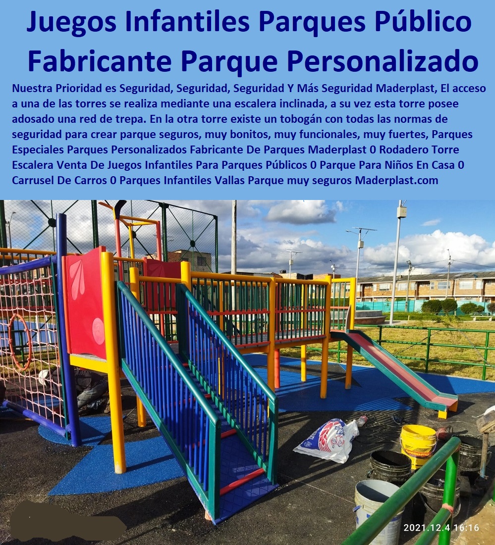 Parques Especiales Parques Personalizados Fabricante De Parques Maderplast Rodadero Torre Escalera Venta De Juegos Infantiles Para Parques Públicos Parque Para Niños En Casa Carrusel De Carros Parques Infantiles Vallas Parq Parques Infantiles: El Estándar Maderplast Ingeniería de Vanguardia en  La imagen que define el futuro de la recreación pública presenta un sistema modular de juegos infantiles Maderplast fabricado en plástico estructural de alto impacto. Este diseño y fabricación de este producto de la imagen integra una torre de vigilancia, escalera de seguridad, rodadero ergonómico y red de trepa técnica reforzada, todo sobre una superficie de seguridad de parques con piso de caucho amortiguante. Es la materialización de la resistencia ante intemperie extrema y el uso rudo constante.  En el mercado actual del mobiliario urbano recreativo, la elección del material no es solo una cuestión estética, sino una decisión financiera y legal crítica. A menudo, los gestores de proyectos se ven seducidos por la inversión inicial baja de productos de madera o metal; sin embargo, estas opciones resultan ser "basura carísima" a mediano plazo. Los parques de madera generan astillas peligrosas y se pudren, mientras que los metálicos sucumben al óxido y la corrosión, especialmente en zonas costeras. Cuando se trata de juegos plásticos exteriores en plástico técnico, Maderplast es el fabricante que convierte ideas en piezas reales, eliminando de raíz los costos de mantenimiento, soldaduras y pinturas anuales.  La superioridad técnica de nuestro plástico estructural certificado radica en su inmunidad total a plagas, humedad y agentes químicos. A diferencia de la competencia, nuestros procesos industriales controlados garantizan que cada estructura recreativa pública sea un activo de larga vida. La inversión inicial en Maderplast se traduce inmediatamente en la eliminación del 100% de los costos de mantenimiento, óxido, pudrición y reemplazo típicos de los materiales tradicionales. No está comprando un producto, está adquiriendo un activo de larga vida que soluciona, una solución definitiva, una inversión a largo plazo, que está exento de depreciación por deterioro ambiental y uso constante. Esta es la razón por la cual, en comparativas de parques de madera frente a parques de plástico técnico, la rentabilidad y seguridad siempre favorecen a nuestra tecnología.  Para arquitectos e ingenieros que buscan dotación de parques públicos para licitaciones estatales o proyectos B2B, la tranquilidad jurídica es fundamental. Nuestras estructuras cumplen con las más estrictas normas de seguridad y ofrecen un TCO (Costo Total de Propiedad) inigualable. Al ser un material no reciclable comercialmente, el mobiliario infantil ecológico para exterior de Maderplast actúa como un sistema anti-robo natural. Además, nuestra experiencia en plásticos técnicos nos permite ofrecer desde la cotización y personalización hasta la entrega de planos, renders y prototipos para producción en serie, asegurando que cada parque para niños en casa o complejo recreativo cumpla con estándares de seguridad industrial.  La versatilidad de Maderplast se extiende a elementos complementarios como carrusel de carros y parques infantiles con vallas para automóviles, todos fabricados bajo la misma premisa de durabilidad extrema. Respondemos a las consultas más exigentes: ¿Cuál es el mejor material para zonas húmedas? Sin duda, el plástico macizo de alta densidad que no absorbe humedad ni salitre. ¿Cómo evitar el mantenimiento? Instalando sistemas que conserven su color y resistencia sin necesidad de pinturas o sellantes. Nuestra fabricación a medida en Colombia para el mundo garantiza que cada escalera de seguridad infantil y red trepa profesional resista la intemperie sin generar astillas ni riesgos operativos.  Como bien lo testifica el Ing. Ricardo Montoya, Director de Obra Urbana en mayo de 2026: "Teníamos un problema crítico con la oxidación acelerada en el malecón. Los costos operativos eran insostenibles. Tras dos años con estructuras de Maderplast, el material plástico estructural sigue impecable, sin pérdida de color y, lo más importante, con costo de mantenimiento cero. La seguridad de los anclajes y la resistencia de los rodaderos de alto impacto superaron todas nuestras pruebas técnicas."  Finalmente, elegir Maderplast es optar por parques ecológicos duraderos que resisten rayos UV y condiciones extremas. Nuestra propuesta de valor es clara: eliminar el miedo del ingeniero mediante respaldo absoluto y pruebas de laboratorio. Somos los fabricantes de parques modulares que venden tranquilidad y seguridad jurídica.  Asesoría Especializada Con Un Especialista De Maderplast, Atención Personalizada En Este Whatsapp 57+ 300 22 300 06