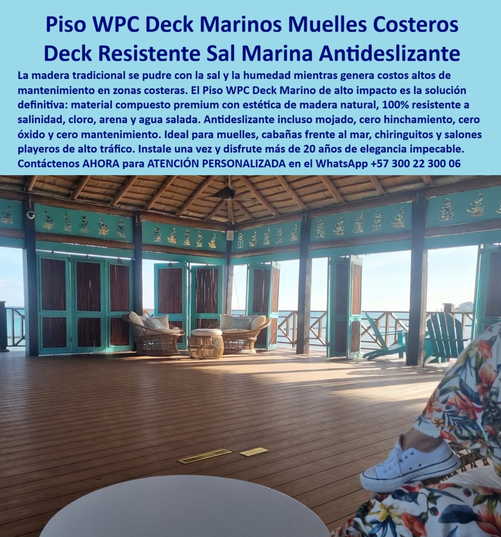 Cubierta Deck Marino Resistente Salinidad Y Humedad Suelos Maderplast - Piso WPC Muelle Costero Cabaña Frente Mar Antideslizante Mojado, Pisos Deck Para Salones Marinos Antihumedad Elegantes, Tarima Sintética Chiringuito Playa Resistente A Cubierta Deck Marino Resistente Salinidad Y Humedad Suelos Maderplast Piso WPC Muelle Costero Cabaña Frente Mar Antideslizante Mojado Pisos Deck Para Salones Marinos Antihumedad Elegantes Tarima Sintética Chiringuito Playa Resistente A