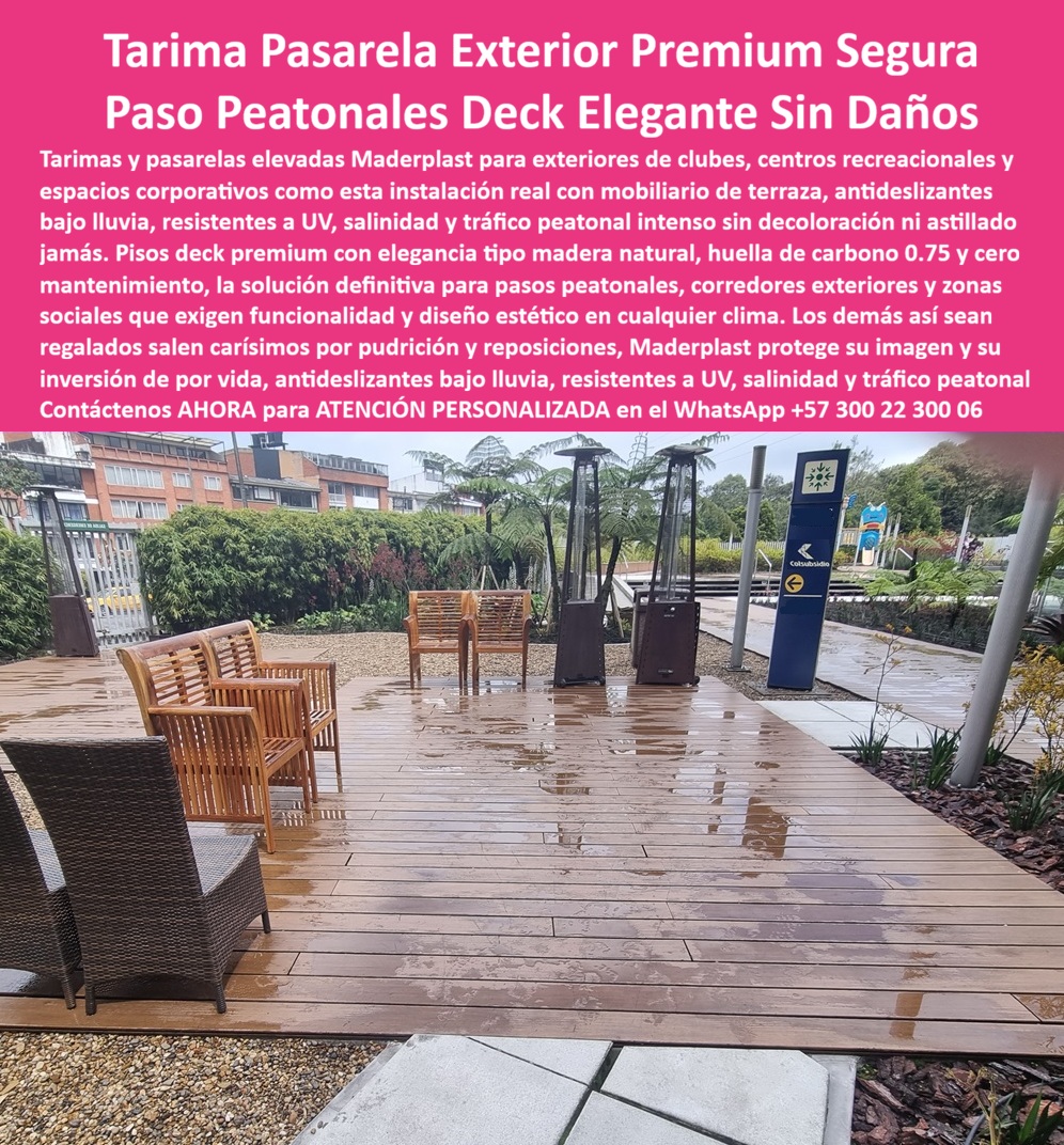 Pisos Decks Senderos Corredores Tarimas Pasarelas Elevadas Maderplast - Pisos Pasarelas Exteriores Antideslizante Premium, Tarimas Pasarelas Elevadas Sin Mantenimiento Fuertes, Pasos Peatonales Tipo Deck Elegancia Y Seguridad Exterior Deck Pisos Decks Senderos Corredores Tarimas Pasarelas Elevadas Maderplast Pisos Pasarelas Exteriores Antideslizante Premium Tarimas Pasarelas Elevadas Sin Mantenimiento Fuertes Pasos Peatonales Tipo Deck Elegancia Y Seguridad Exterior Deck