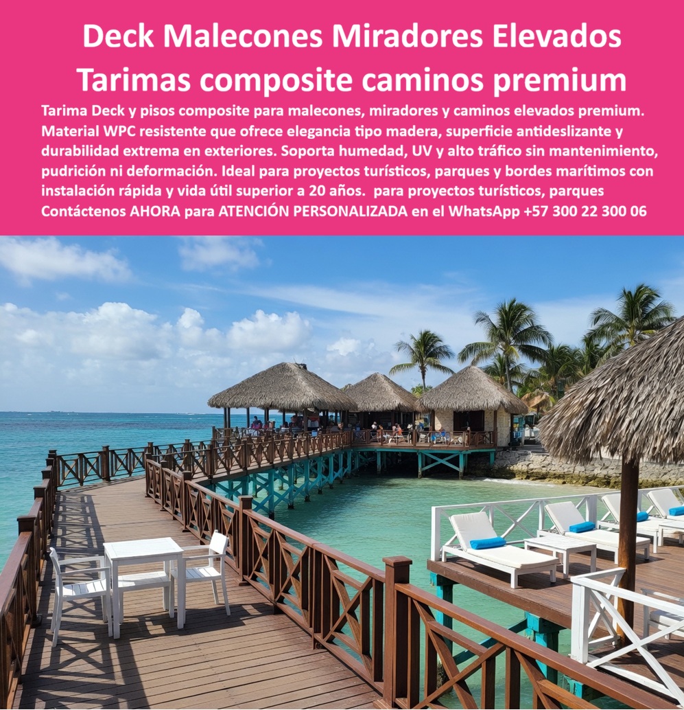 Pisos Decks Senderos Corredores Tarimas Pasarelas Elevadas Maderplast - Tarima Composite Caminos Peatonales Duradera, Decks Caminos Decorativos Incorrosibles Listos de Instalar, Entablados Plásticos Jardineras Alta Resistencia UV, Pisos PP Pisos Decks Senderos Corredores Tarimas Pasarelas Elevadas Maderplast Tarima Composite Caminos Peatonales Duradera Decks Caminos Decorativos Incorrosibles Listos de Instalar Entablados Plásticos Jardineras Alta Resistencia UV Pisos PP